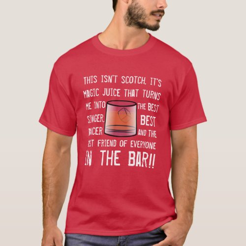 Funny Scotch Drinkers Slogan T_Shirt