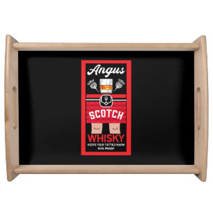 Funny Scotch Whisky Serving Tray