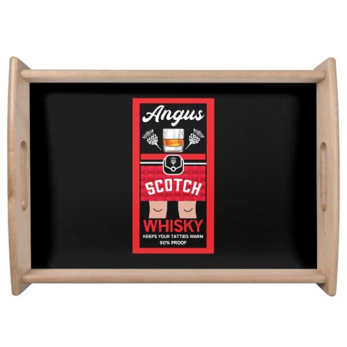 Funny Scotch Whisky Serving Tray