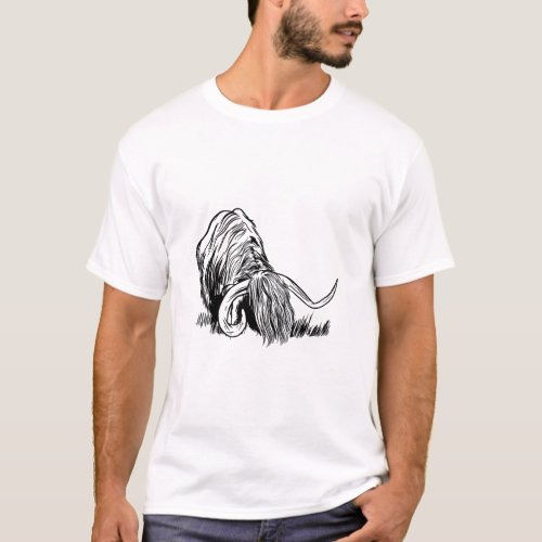 Funny Scottish Highland Cow T_Shirt