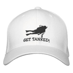 Funny SCUBA Dive Embroidered Cap