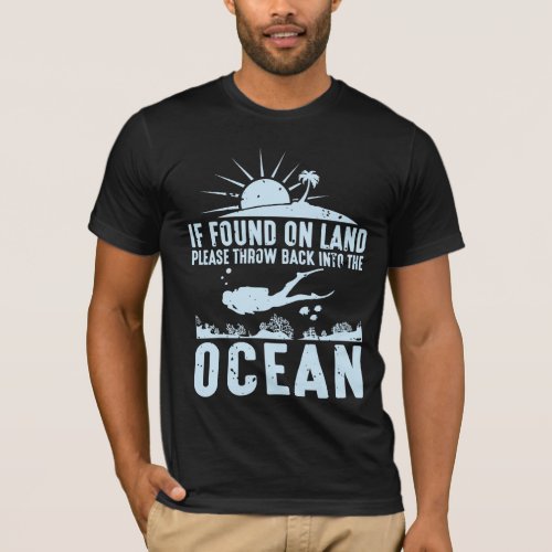 Funny Scuba Diver Gift Swimming Passion T_Shirt