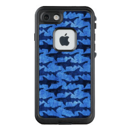 Funny Scuba Diver Shark Attack Blue Ocean LifeProof FRĒ iPhone 7 Case