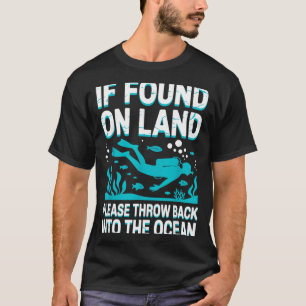 Funny Scuba Diving Art For Men Women Scuba Dive Sc T-Shirt
