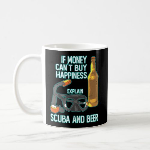 Funny Scuba Diving Beer Humorous Gift For Divers Coffee Mug