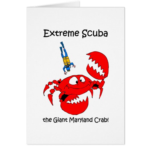 Funny scuba diving cards (Front)