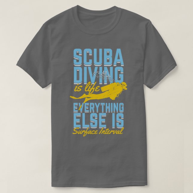 Funny Scuba Diving Diver Instructor Gift  T-Shirt (Design Front)