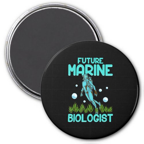 Funny Scuba Diving Gift Dive Biology Future Marine Magnet