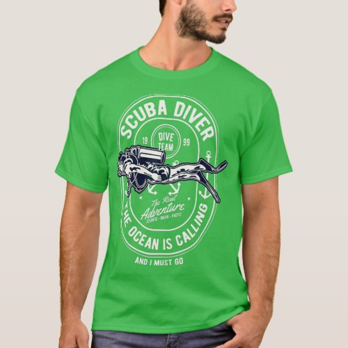 Funny Scuba Diving   Humorous Gift For Divers  T_Shirt