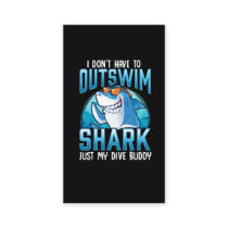Funny Scuba Diving Shark Dive Buddy Business Card Funny Scuba Diving Shark Dive Buddy Business Card