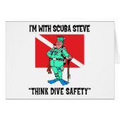 Funny SCUBA Steve (Front Horizontal)