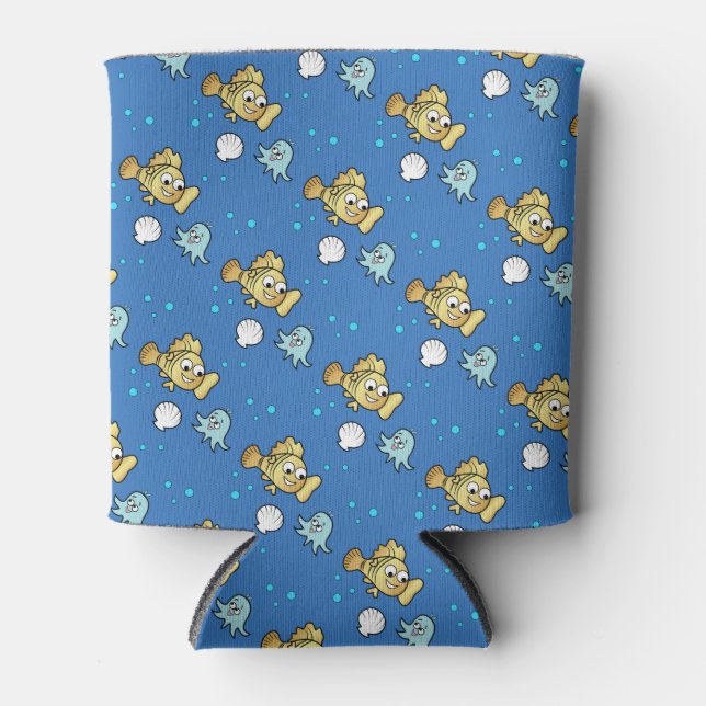 Funny sea animals can cooler (Front)