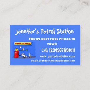 Funny sea gulls petrel cartoon humor business card