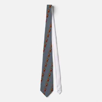 Funny Sea Otter Playing Guitar Neck Tie by tickleyourfunnybone at Zazzle