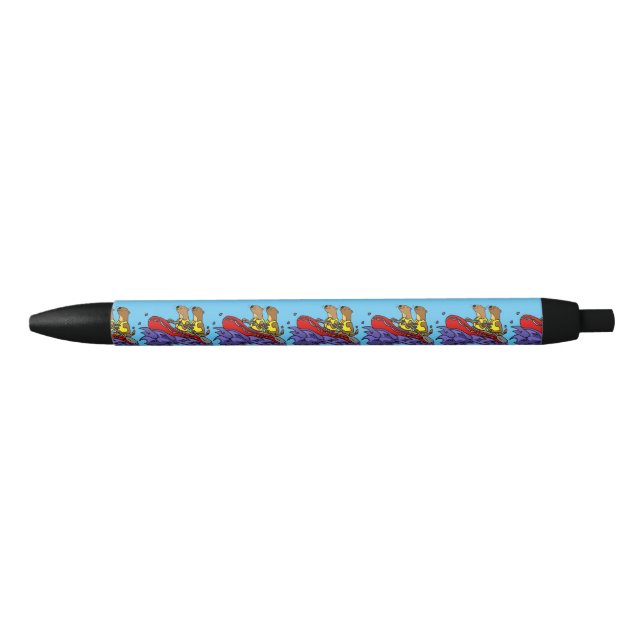 Funny Sea Otters River Rafting Pen (Front)