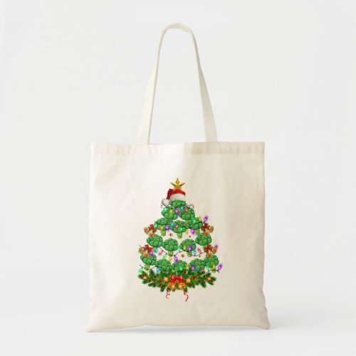 Funny Sea Turtle Christmas Tree Tee Xmas Gifts For Tote Bag