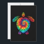 Funny Sea Turtle Ocean Tie Dye Rainbow Hippie Cost Save The Date<br><div class="desc">Funny Sea Turtle Ocean Tie Dye Rainbow Hippie Cost</div>