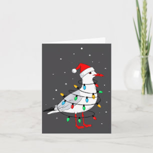 Funny Seagull Bird Christmas Animal Lover  Card