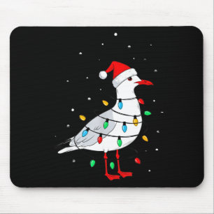 Funny Seagull Bird Christmas Animal Lover  Mouse Pad