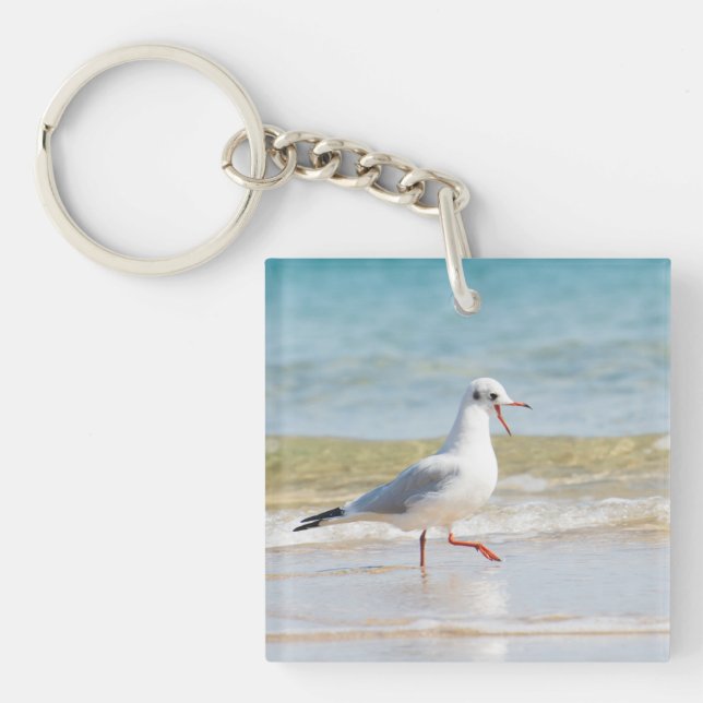 Funny seagull keychain (Front)