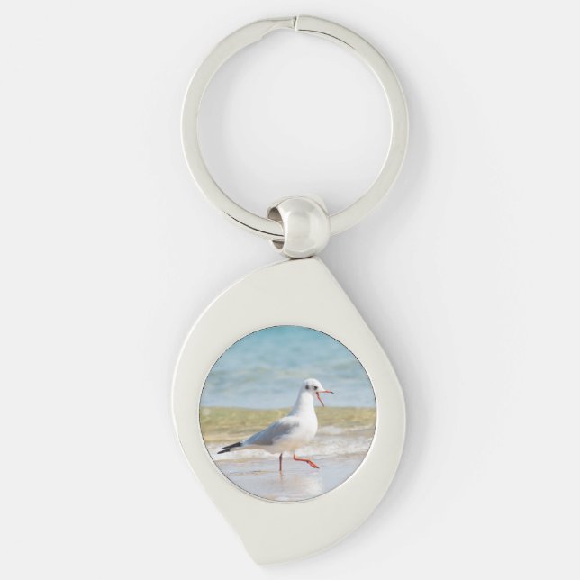 Funny seagull keychain (Front)