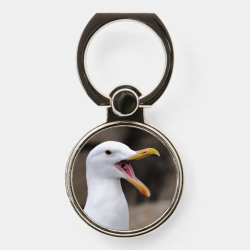 FUNNY Seagull Keychain Phone Ring Stand