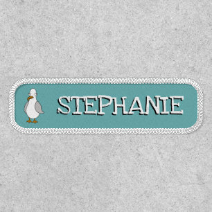 Funny Seagull Name Template Patch