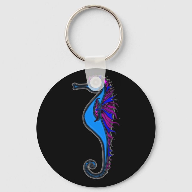 Funny seahorse keychain (Front)