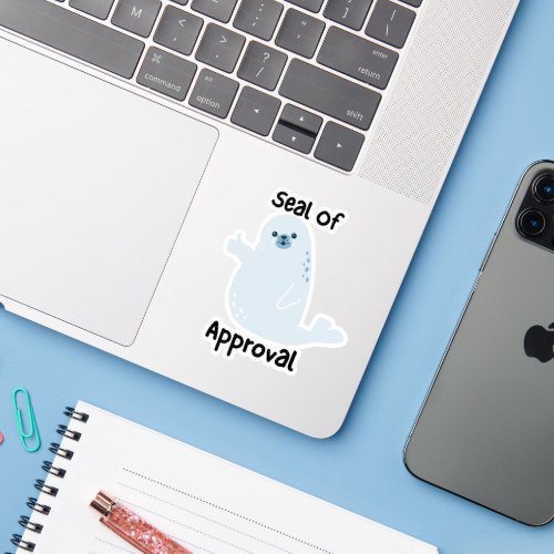funny Seal Of Approval Sticker