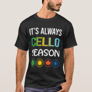 Funny Season Cello Cellist T-Shirt