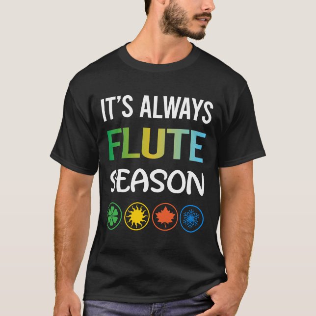Funny Season Flute T-Shirt (Front)
