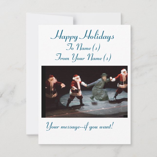 Funny Season greetings card  (Front)