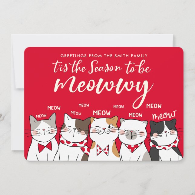 Funny Season To Be Merry Photo Holiday Greeting (Front)