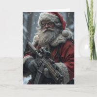 Funny Second Amendment Santa Claus Christmas