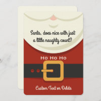 Funny Secret Santa Christmas Gift Exchange Party Invitation