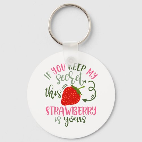 Funny Secret Santa Design Idea Keychain