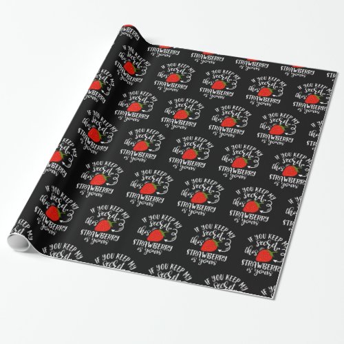 Funny Secret Santa Design Idea Wrapping Paper