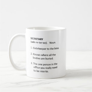 Funny Secretary Mug