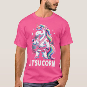 Funny Self Defense Bjj Shirt Cute Unicorn Jiu Jits