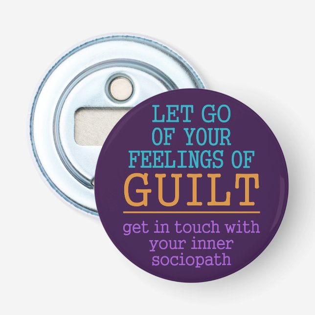 Funny Self-Knowledge bottle opener (Front)