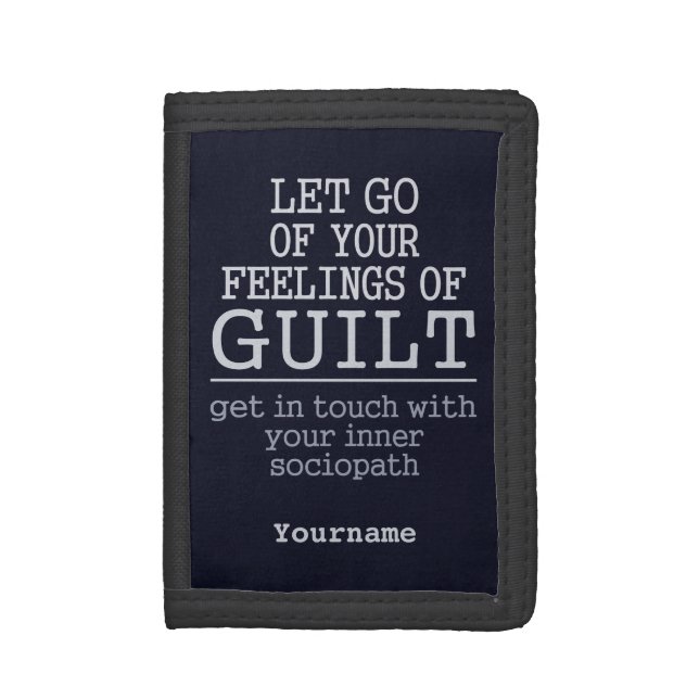 Funny Self-Knowledge custom name wallets (Front Vertical)
