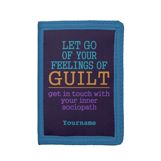 Funny Self-Knowledge custom name wallets (Front Vertical)