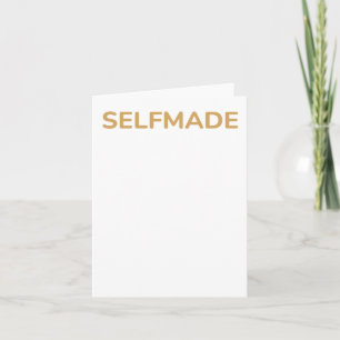 Funny Self-love Quote Selfmade Sticker  Card