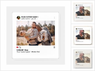 Funny Selfie Frame Insta Post