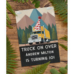 Funny Semi Truck Birthday Equipment Party Invitation<br><div class="desc">Get ready for a truckload of fun and adventure! Whether you're turning 5 or 50, this transport truck-themed birthday bash is the perfect way to celebrate. Put on your party gear, rev your engines, and join us for a fantastic day of laughter, games, and delicious treats. Don't miss the chance...</div>