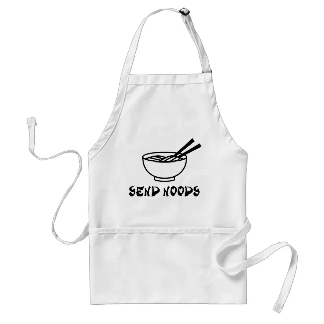 When Mom is Cooking Kitchen Apron with Pocket Gift Funny Humor