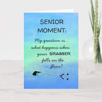 Funny Senior Add Name Age Happy Birthday Card by Zigglets at Zazzle