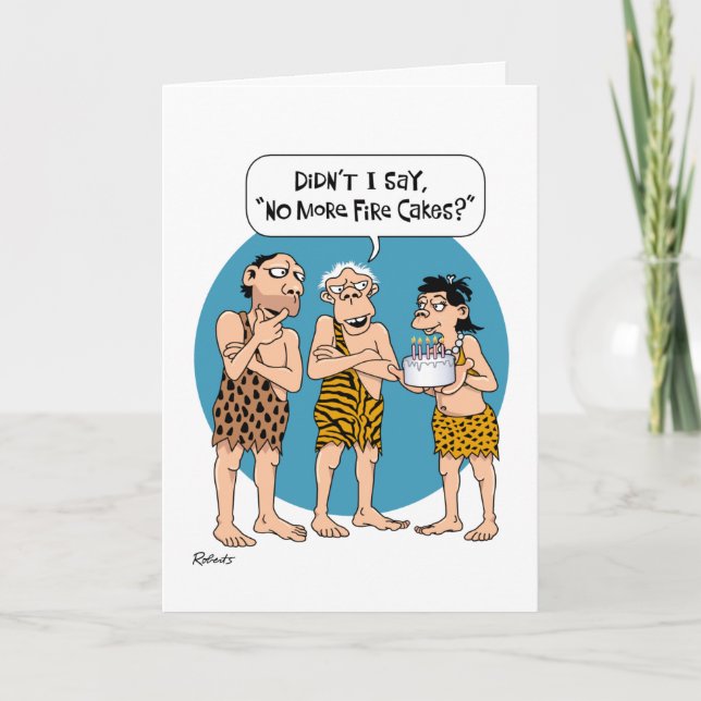 Funny Senior Birthday Card (Front)