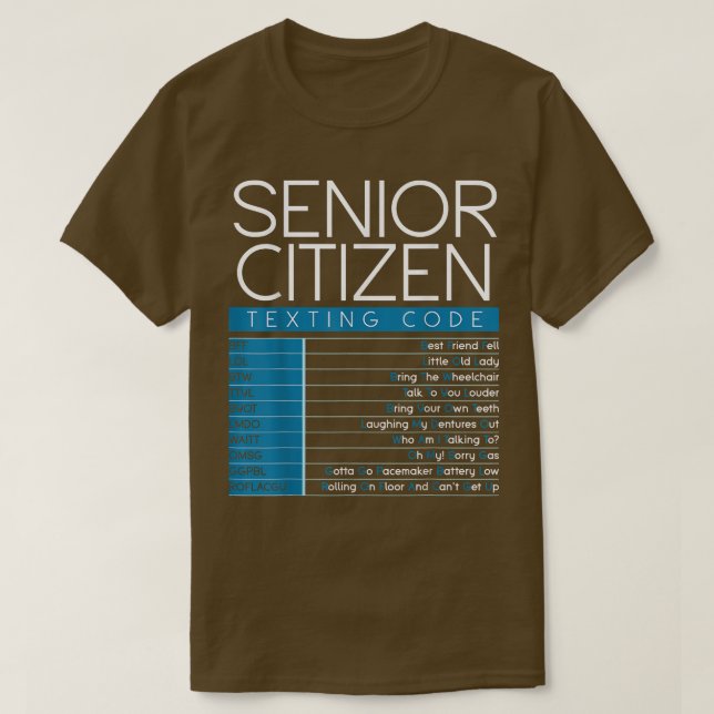Funny Senior Citizen Teting Code Cool Grandpa Gran T-Shirt (Design Front)