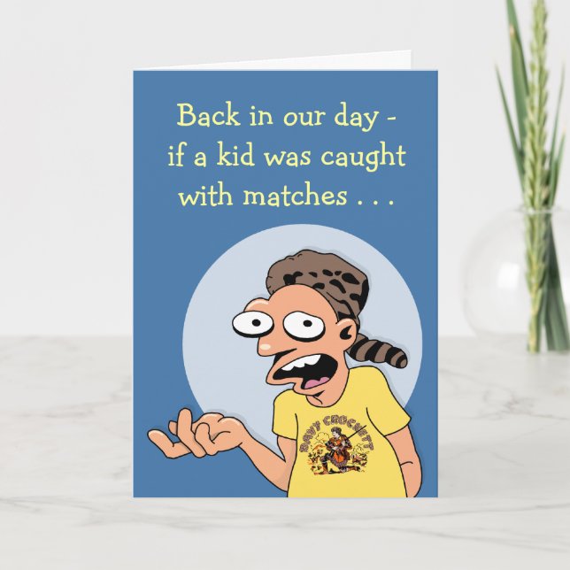 Funny "Senior Moment" Birthday Card (Front)